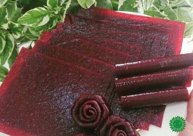 لواشک آلو قرمز سرشار از فیبر و آنتی اکسیدان